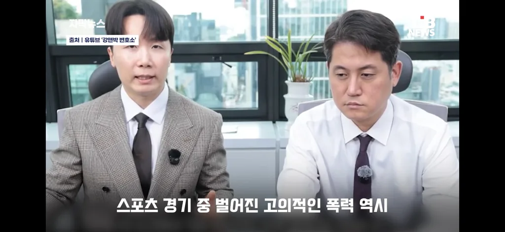 축구 경기에서 후두부에 팔꿈치로 가격한 사람 실형선고 (11)