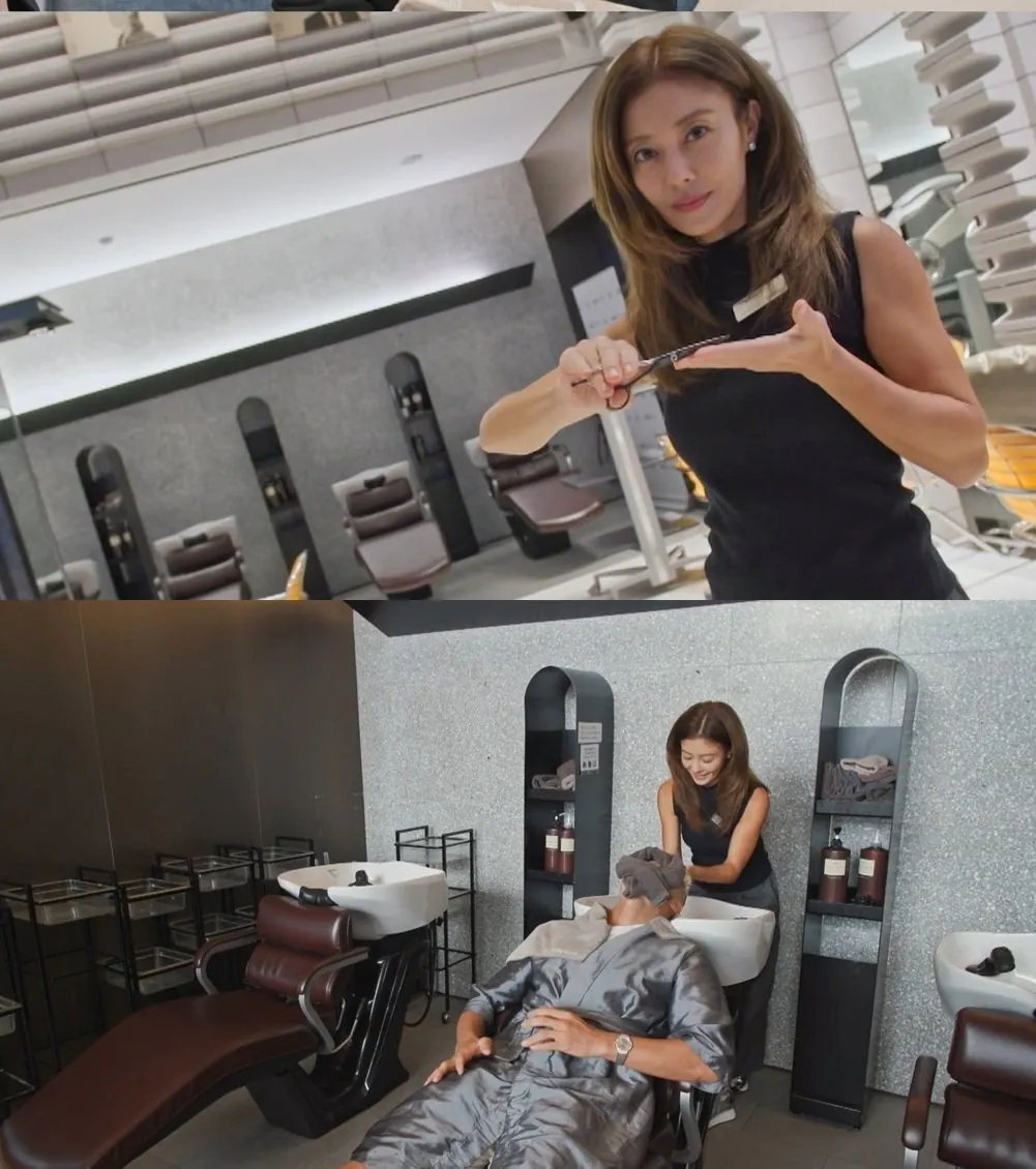 헤어디자이너로 전직한 쥬얼리 이지현 (2)