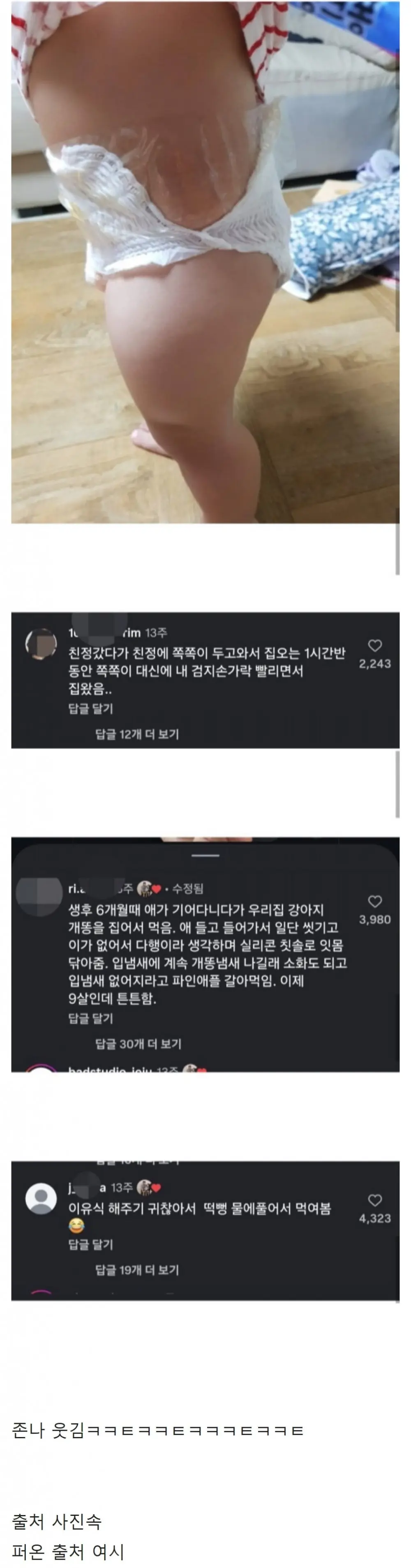 아이 막키우기 대회 댓글 (4)
