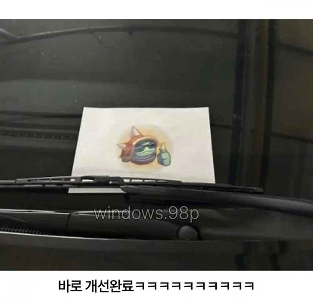 주차 잘못한 카니발 차주가 받은 쪽지 (4)