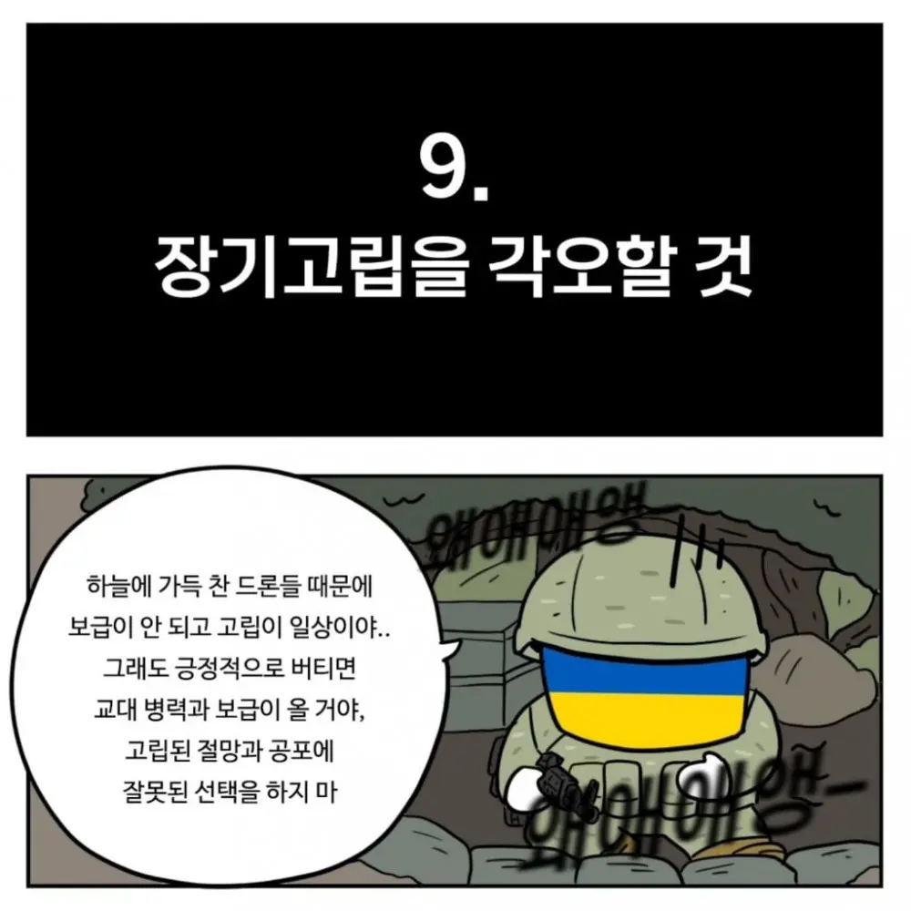 우크라이나군이 알려주는 전시상황 전투 요령 (9)