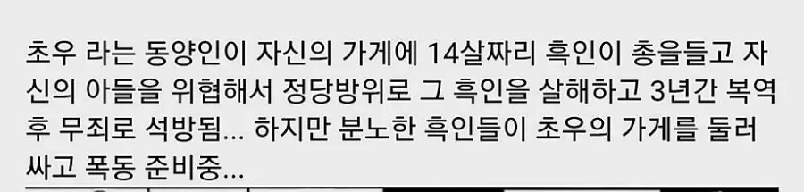 현재 미국에서 진행중인 아시안-흑인 갈등 (2)