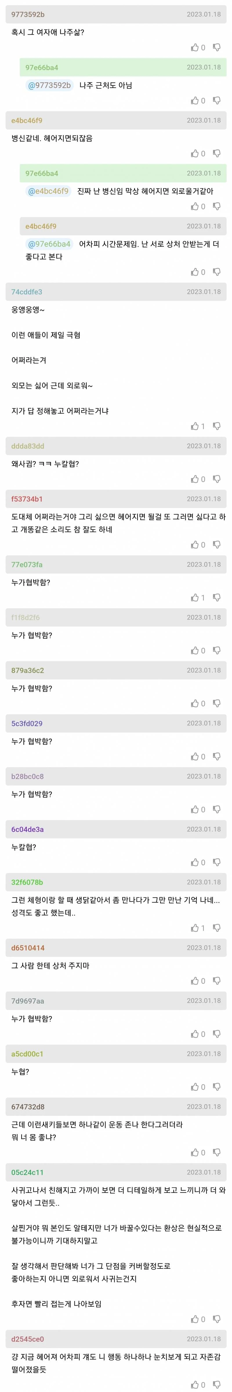 뚱녀랑 사귀는데 자존감 떨어진다 (2)