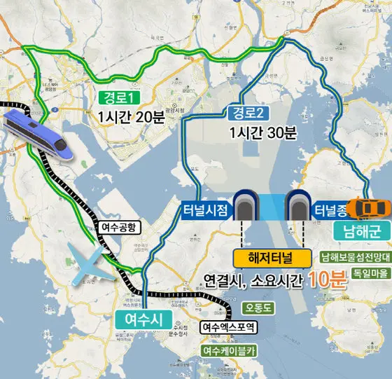 남해 여수 해저터널 공사 (2)