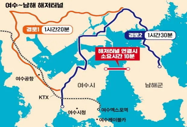 남해 여수 해저터널 공사 (3)