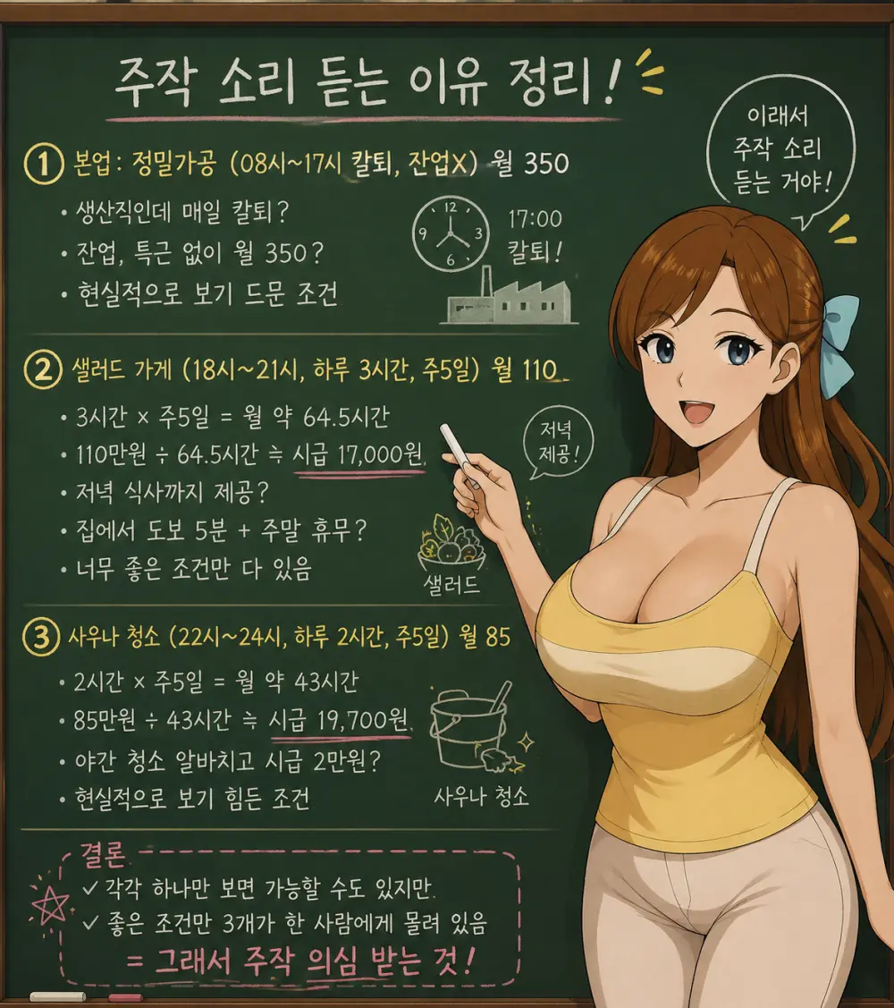 나올때마다 주작소리 듣는 3잡 썰 (2)