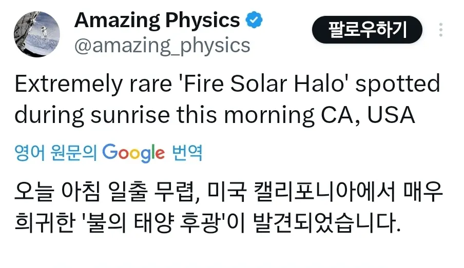 켈리포니아에서 발견한 자연현상 (2)