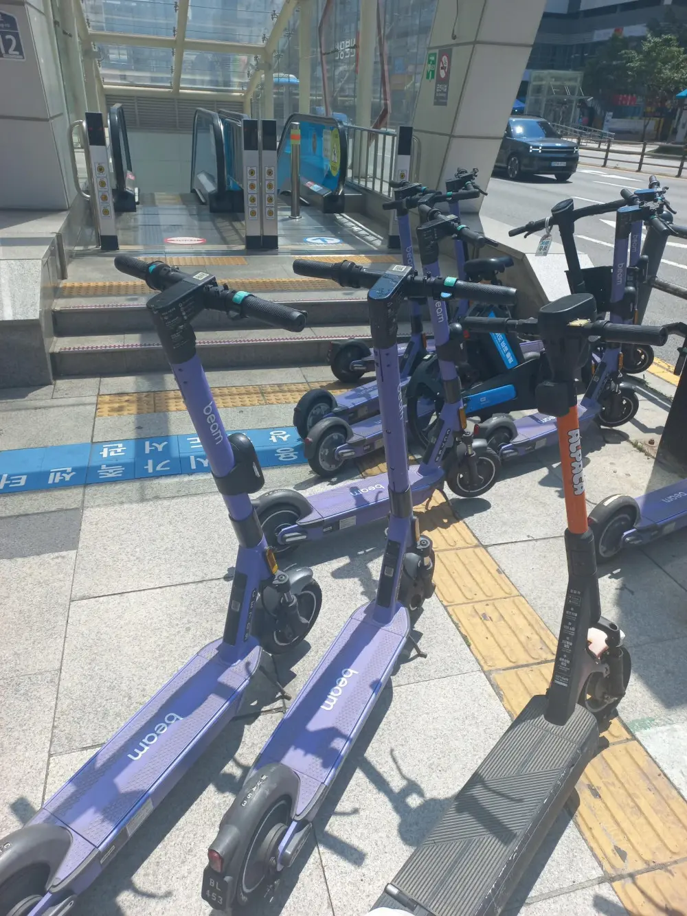 ㅈㄹ난 킥보드 주차 실태 (2)