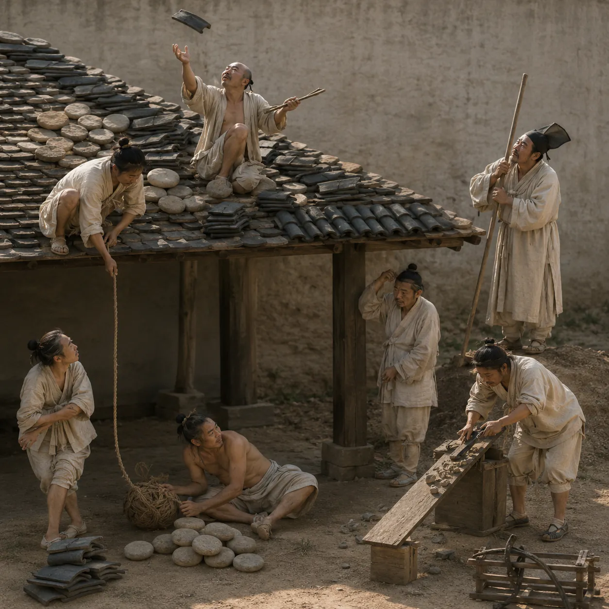 AI로 생성한 조선 풍속화 실사화 (3)