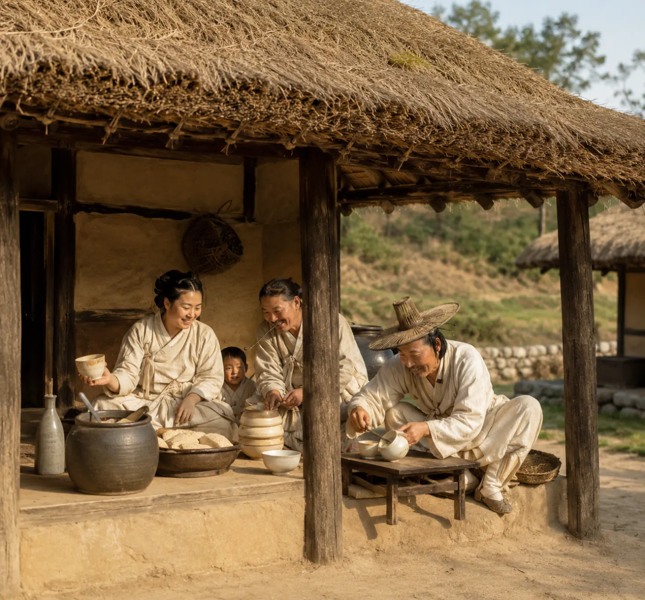 AI로 생성한 조선 풍속화 실사화 (5)
