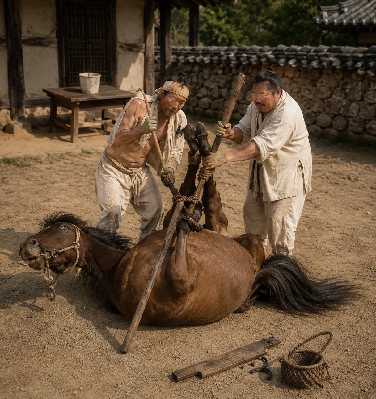 AI로 생성한 조선 풍속화 실사화 (7)
