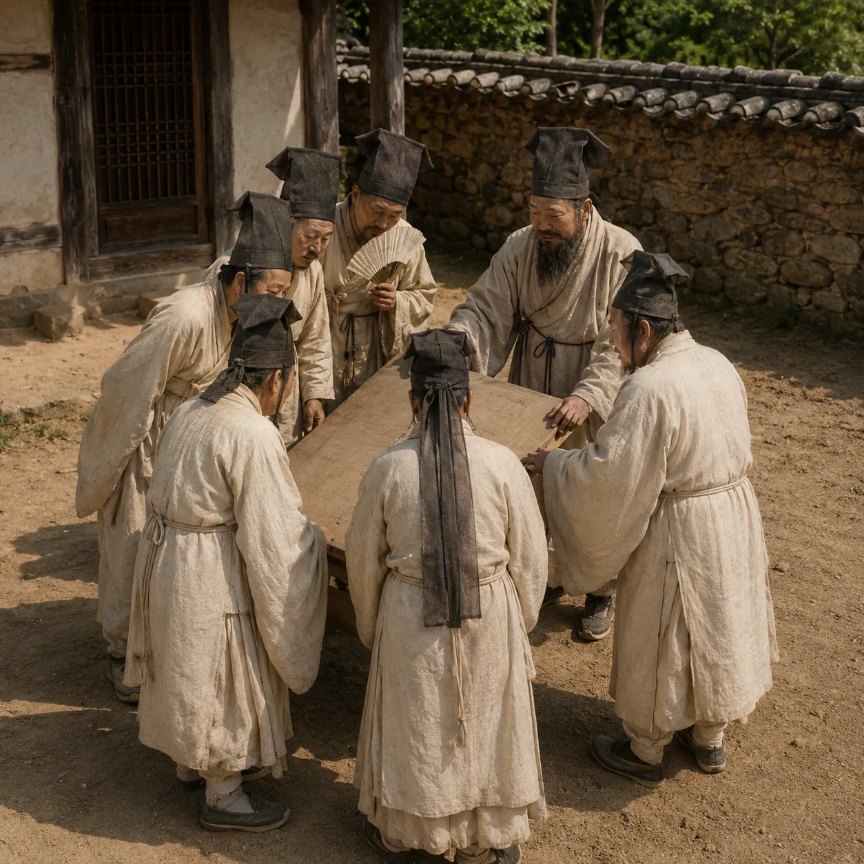 AI로 생성한 조선 풍속화 실사화 (8)