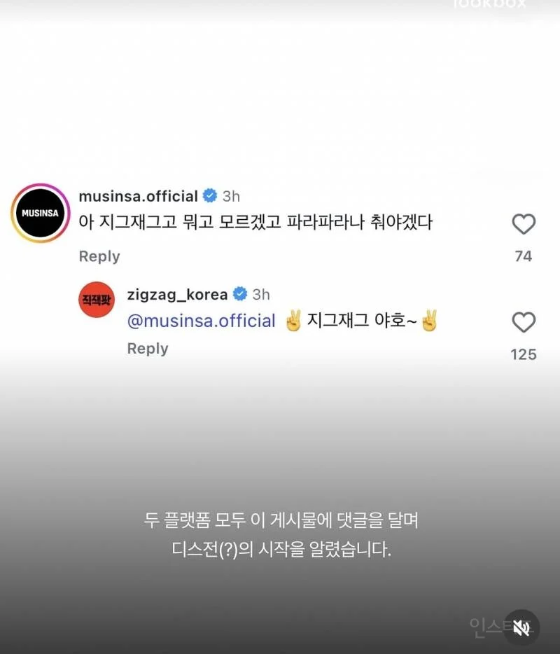 무신사 vs 지그재그 실시간 맞짱 상황 (4)