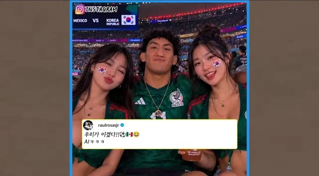 멕시코 UFC 선수가 올린 한국 조롱 사진 (2)