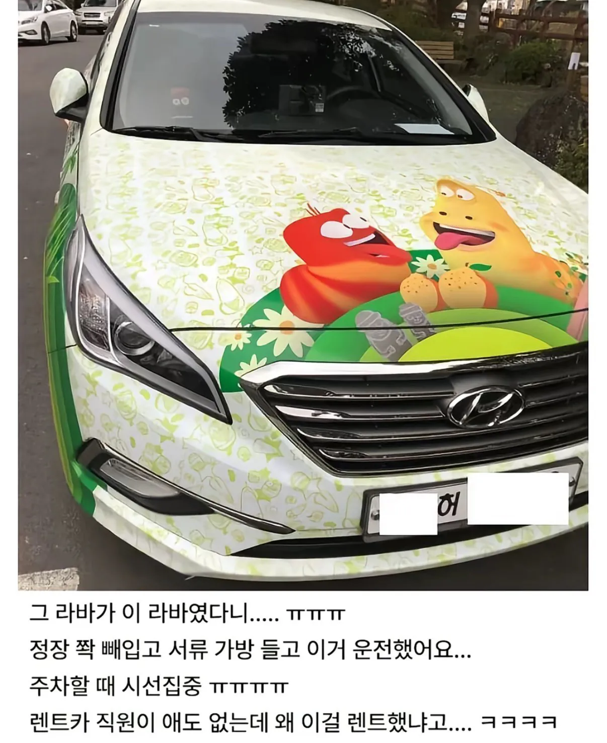 제주도에서 렌트 했는데 대참사 (2)