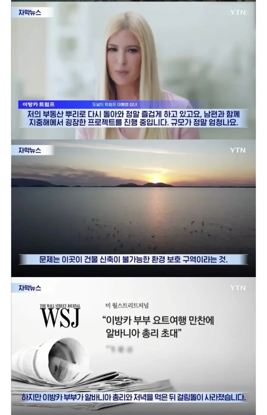 트럼프 딸내미 때문에 열받은 알바니아 국민들 (2)