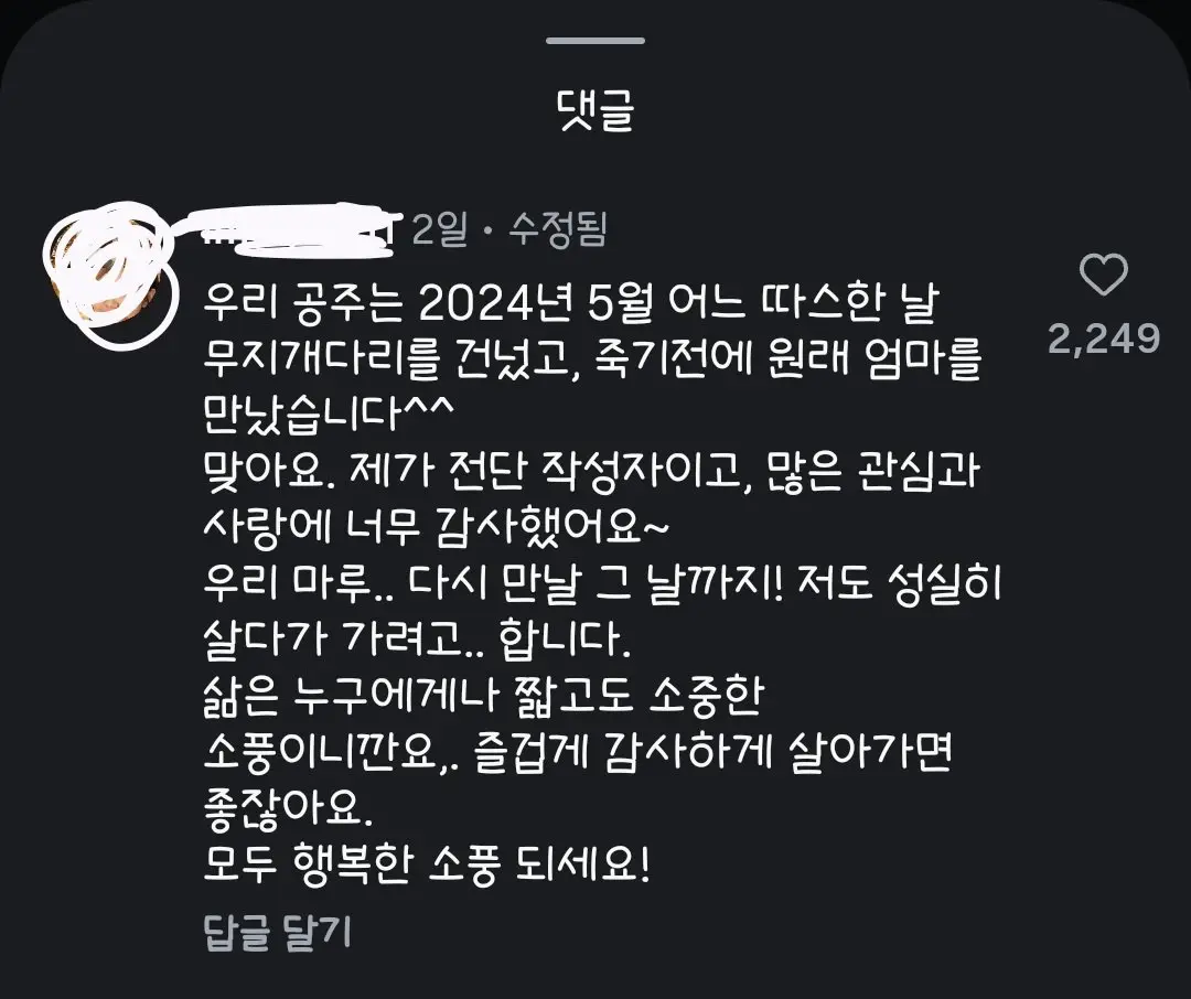 17년전 강아지준 아줌마 찾던 전단지 후기 (2)