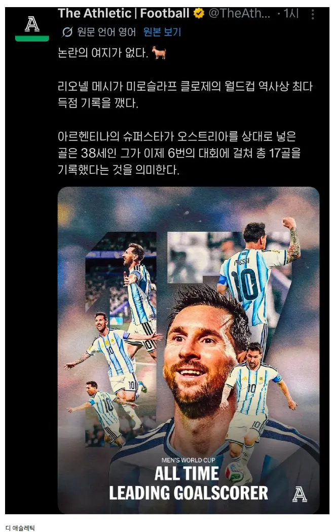 리오넬 메시 월드컵 최다골 득점자 등극 (4)