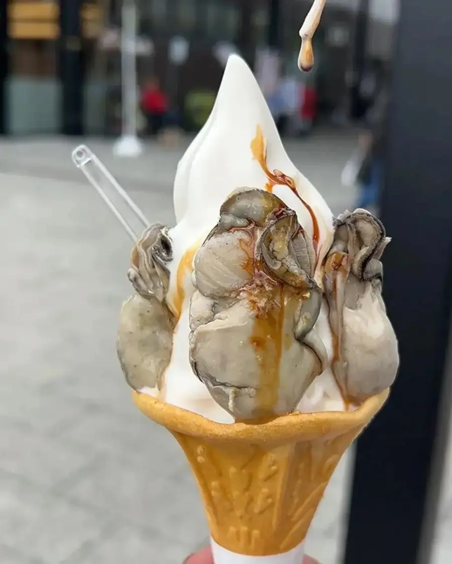 일본에서 파는 생굴 아이스크림 (2)