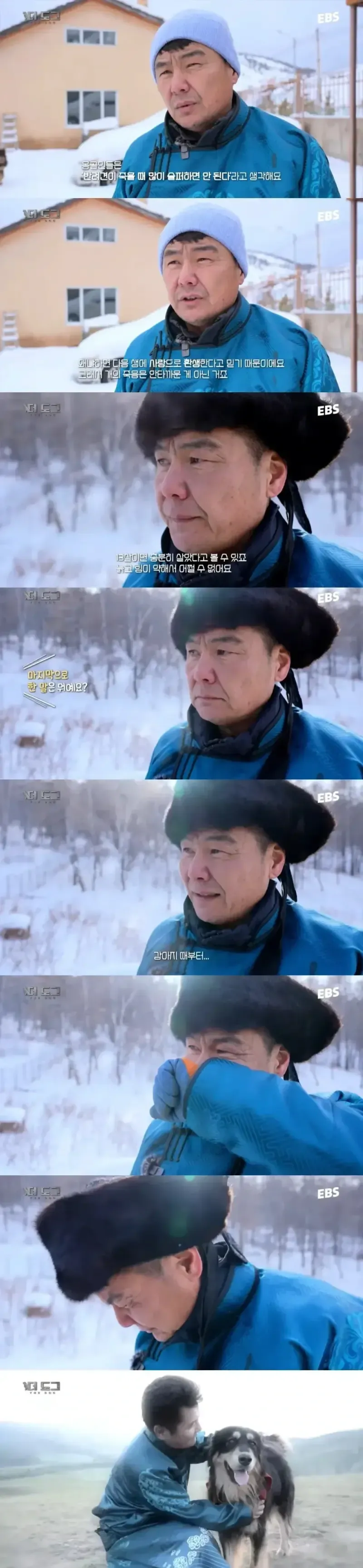 몽골인이 반려견의 죽음을 대하는 자세 (2)