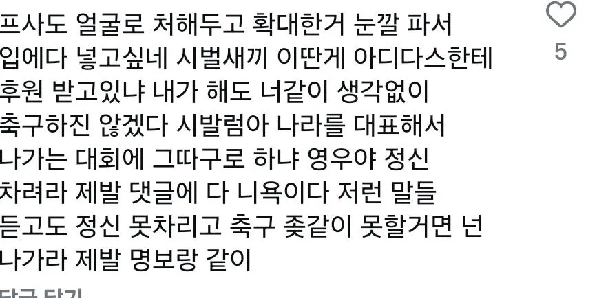 설영우 SNS 악플 수준 (4)