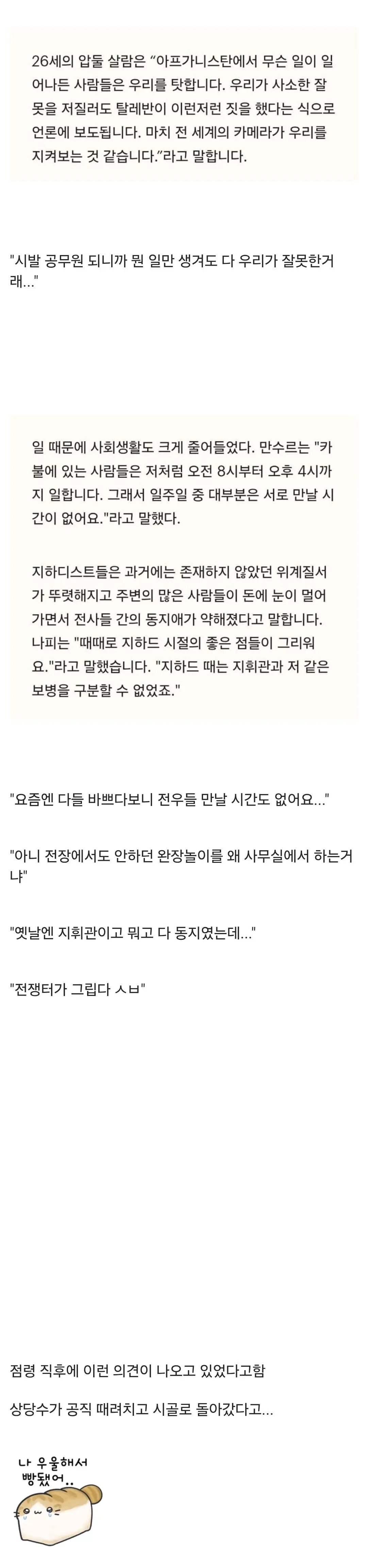 전쟁 후의 탈레반 (2)