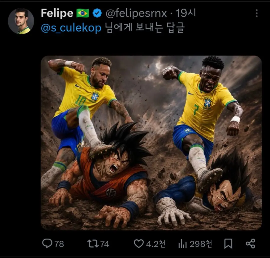월드컵 벌써 키배 시작된 일본 vs 브라질 (3)
