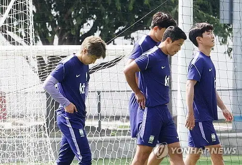 오늘자 대한민국 선수단 훈련장 분위기 (5)