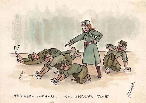 소련의 일본군 포로가 그린 그림 (2)