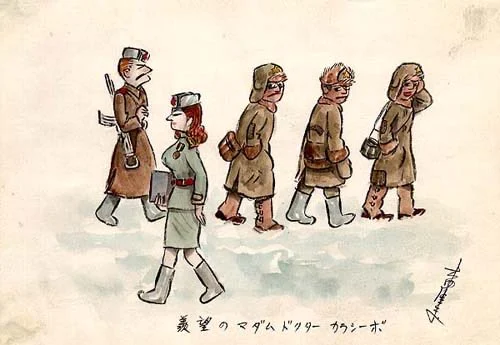 소련의 일본군 포로가 그린 그림 (3)