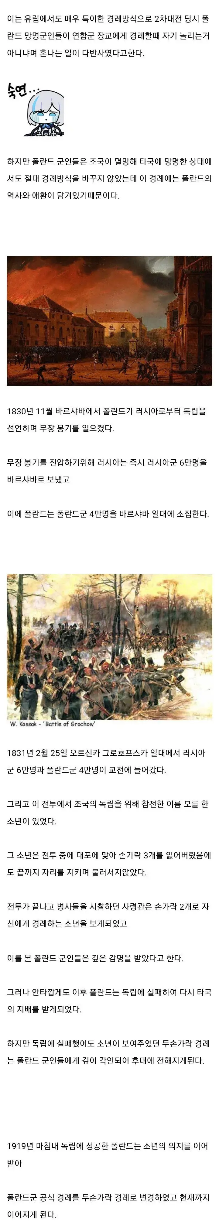 폴란드 군인이 두 손가락으로 경례하는 이유 (2)