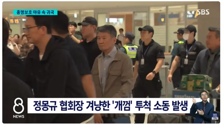 시작부터 홍명보 패는 SBS 메인 뉴스 (4)