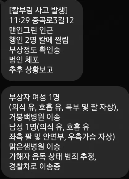 거제에서 80대 남성 칼부림에 2명 흉기에 찔려 (7)