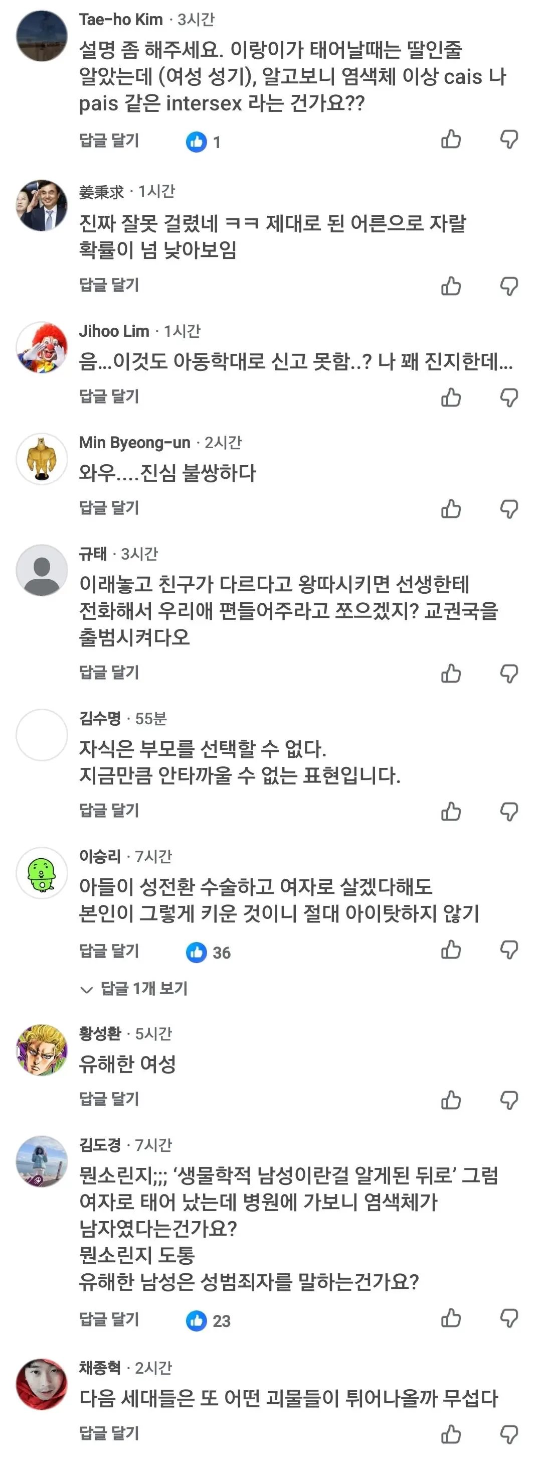 자식을 ‘유해한 남성’으로 키우지 않겠다는 정의당 엄마 (11)