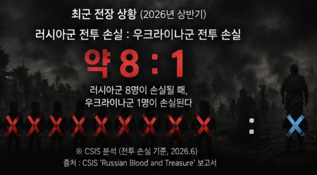 러시아 우크라이나 전쟁 누적 사망자수 (4)