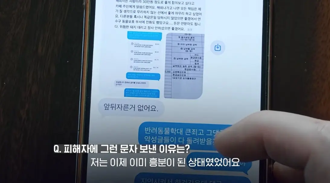 송도 돼지물림 사고 펫카페 사장 인터뷰 (36)
