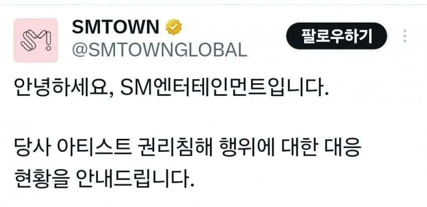 오늘자 SM엔터에서 고소한 악플러 (4)