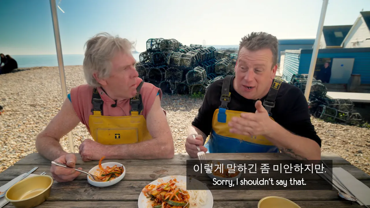 영국인들의 한국식 골뱅이 요리 리뷰 (47)