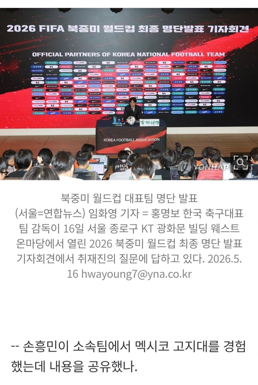 월드컵 최종명단 확정한 홍명보호 (13)