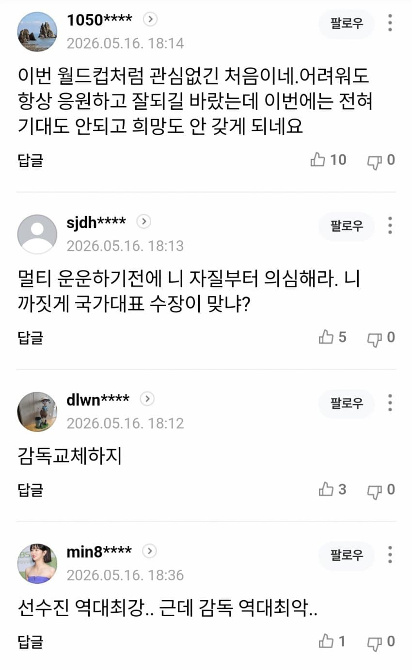 월드컵 최종명단 확정한 홍명보호 (15)