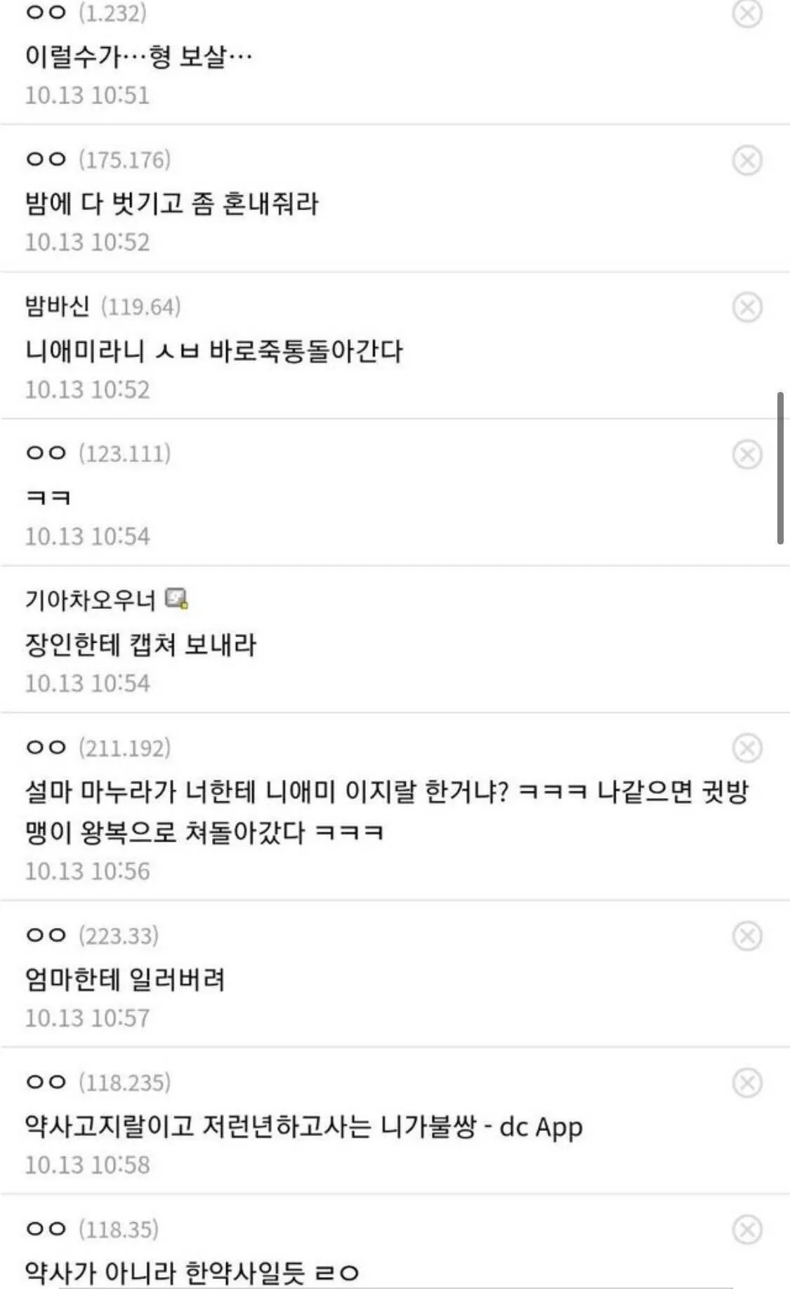 디시인의 부부싸움 수준 + 댓글 (4)