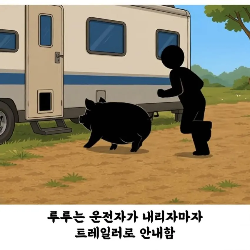 반려 돼지 덕분에 목숨 건진 여자 (12)
