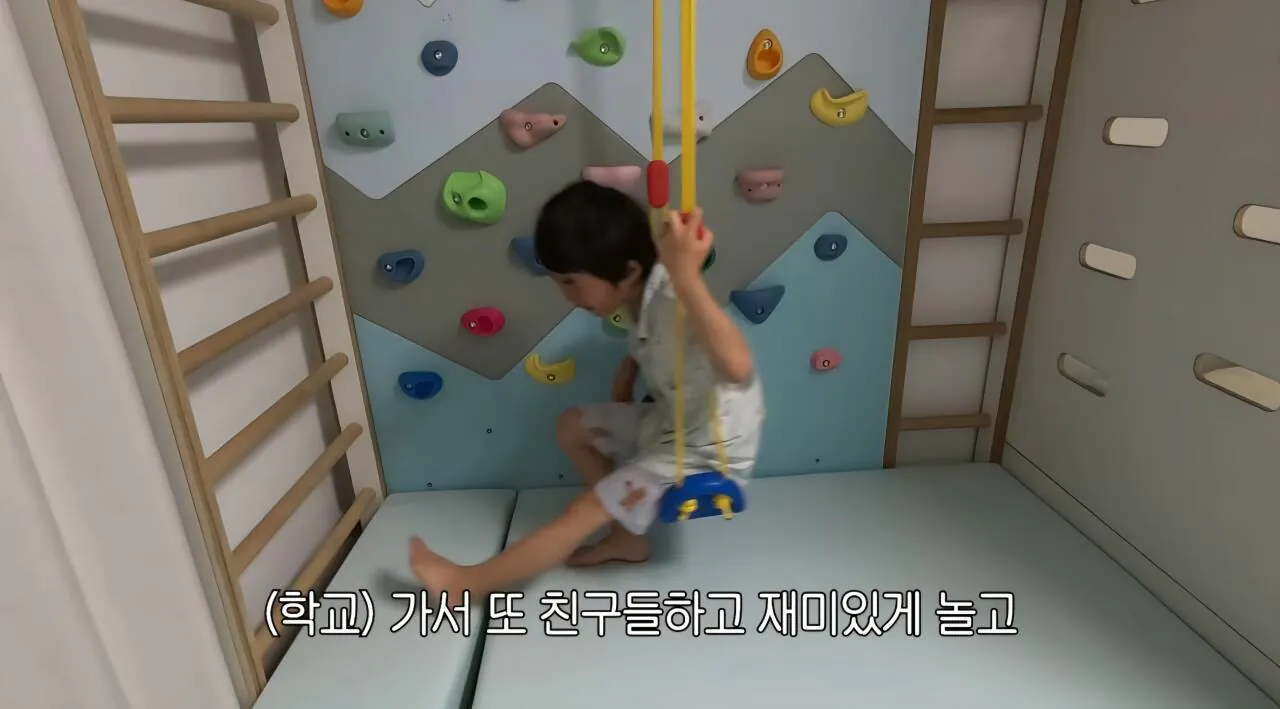 학교가기 싫다는 아들 훈육하는 매미킴 (22)