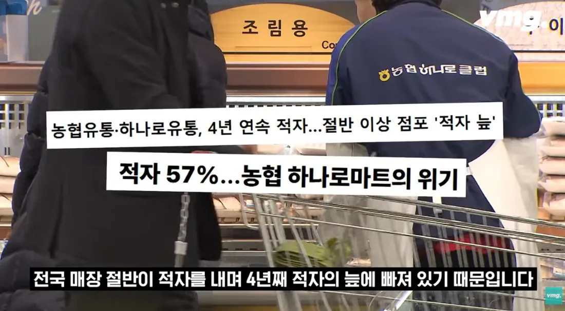 적자 매장 57%, 4년째 적자중인 위기의 하나로 마트 (7)