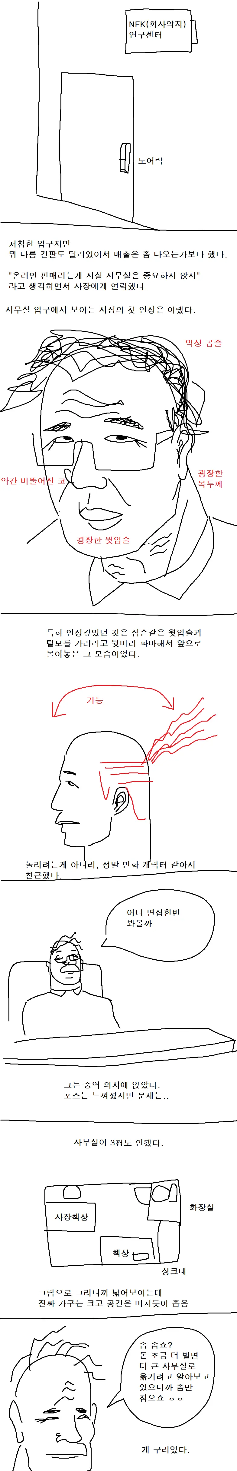 남성용 기능성 팬티 만드는 회사에서 짤린 썰.manhwa (2)