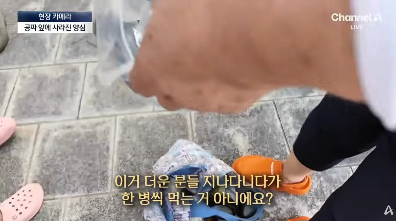 공짜생수에 양심 팔아먹은 인간들 (11)