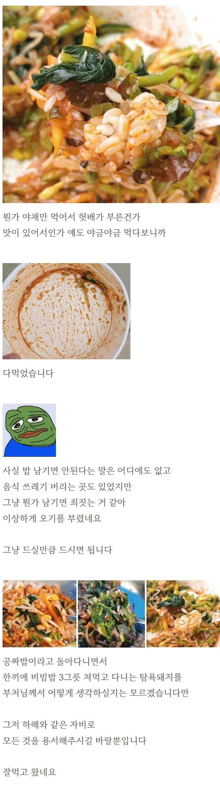 부처님오신날에 절에서 주는 비빔밥 (12)