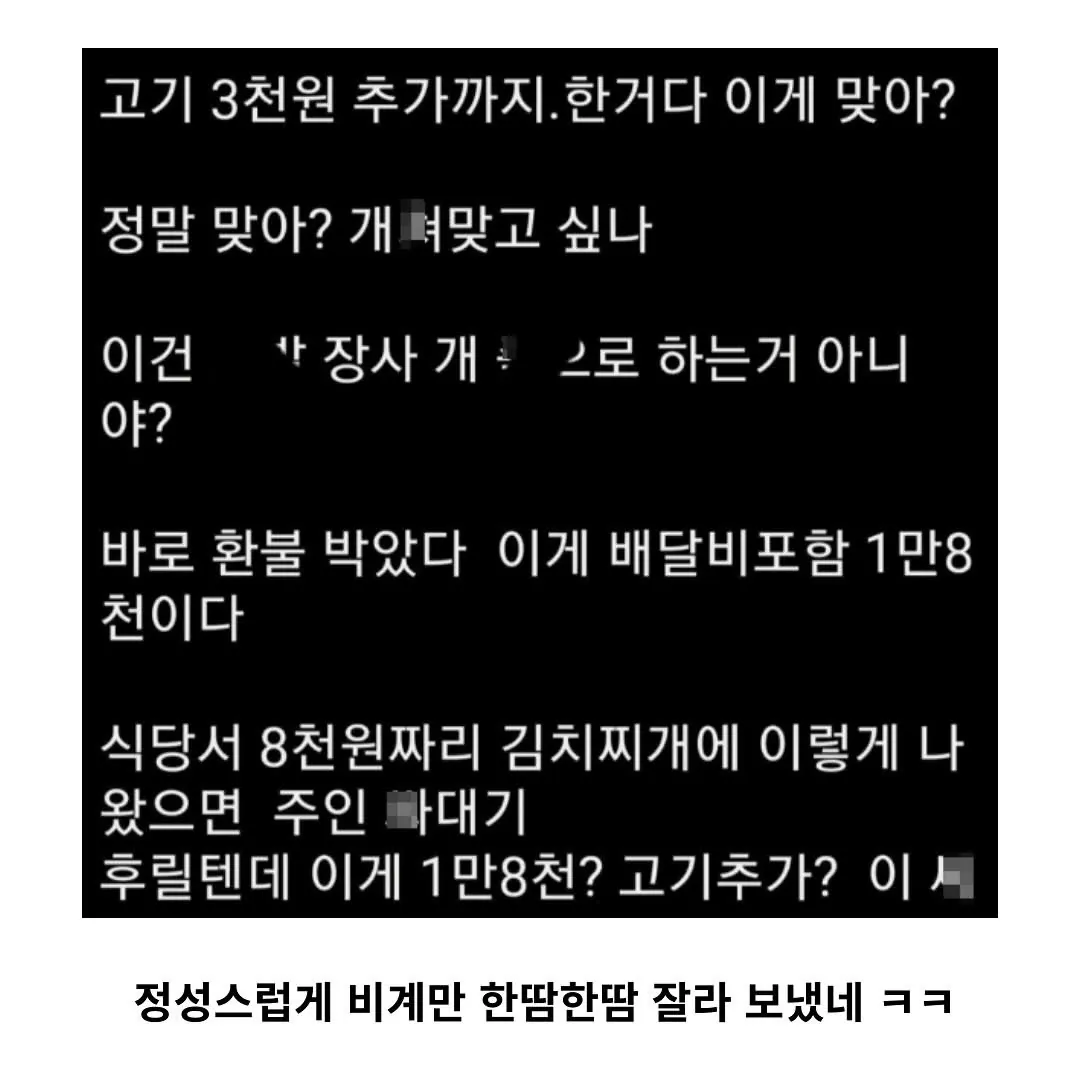배달온 김치찌개에 극대노한 디씨인 (4)