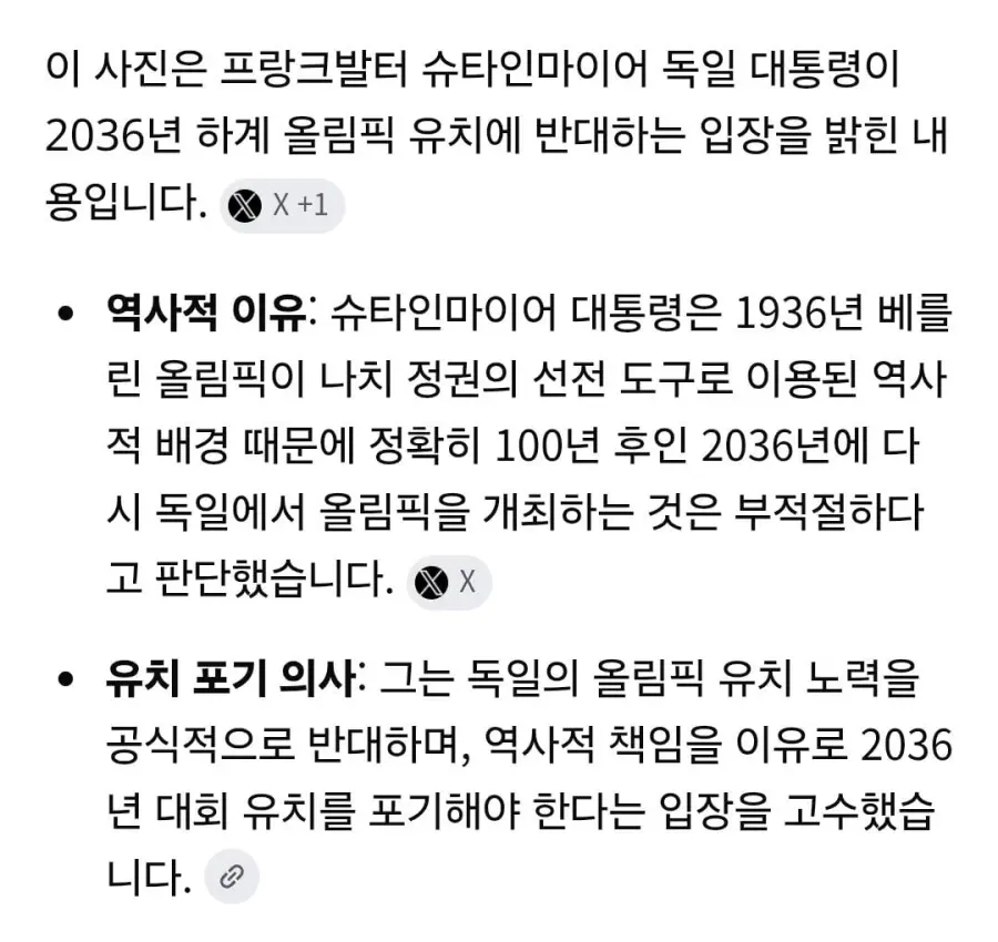 독일 대통령 “2036 올림픽 유치 포기” (2)
