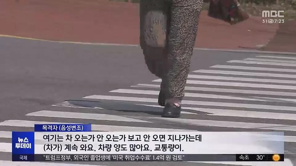 횡단보도 걷던 90대, 음주운전한 20대남성 차량에 치여 숨져 (6)